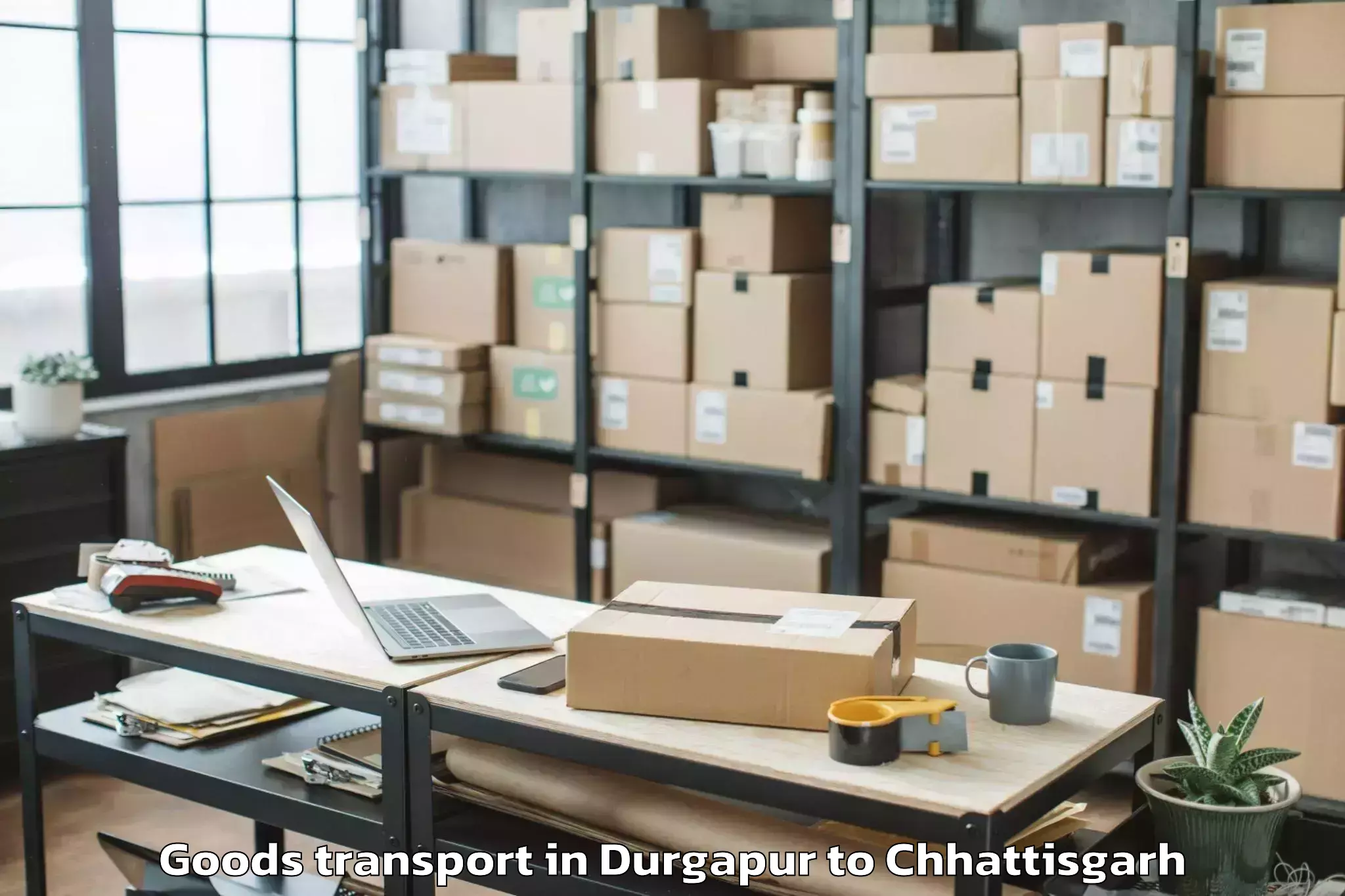 Affordable Durgapur to Kanker Goods Transport